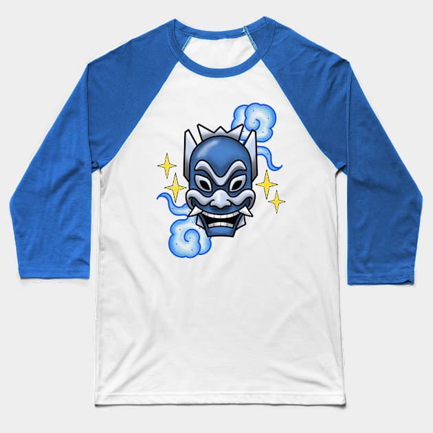 Mask Avatar Baseball T-Shirt by Jahaziel Sandoval